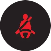 Corolla Driver and Front Passenger Seat Belt Reminder Warning Light