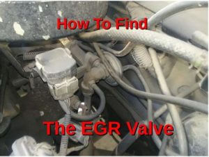 Diagram depicting EGR valve operation on a Volkswagen diesel.
