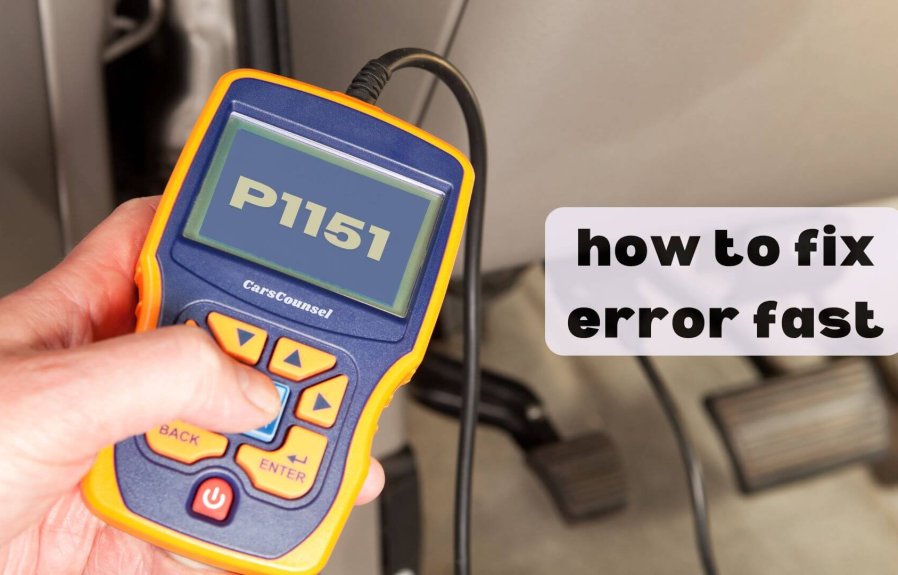 What is P1151 fault code how to fix it?