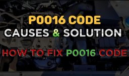 P0016 Crankshaft Position and Camshaft Position Sensors are Out of Sync (correlation), Bank 1, Sensor A Fault: What is it?