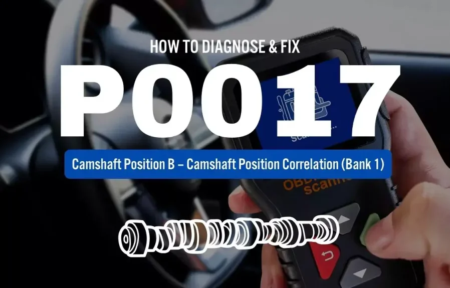 P0017 Camshaft Position B – Camshaft Position Correlation (Bank 1) Fault: What is it?