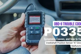 P0335 Malfunction in the Crankshaft Position Sensor “A” Circuit Fault: What is it ?