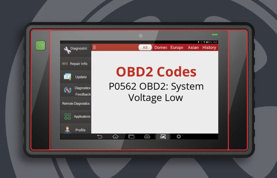 P0562 System Voltage Low Fault: What is it?