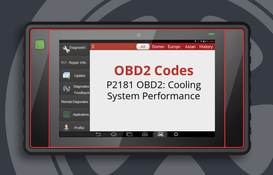 P2181 Cooling System Performance Fault: What is it?