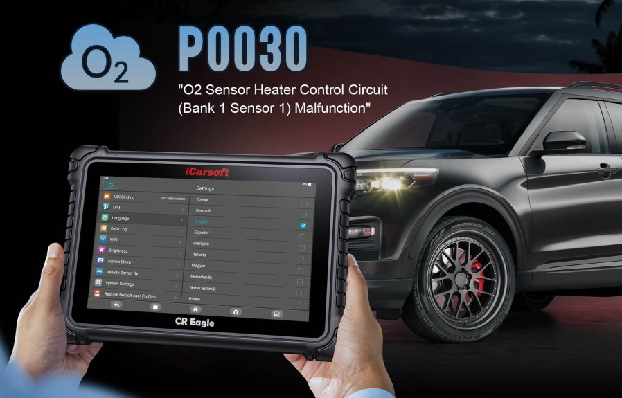 P0030 Oxygen (Lambda) Sensor Heating Circuit (Bank 1 Sensor 1) Malfunction / Open Circuit Fault: What is it?