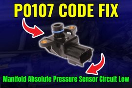 P0107 Manifold Absolute Pressure (MAP) Sensor Circuit Low Voltage Fault: What is it?